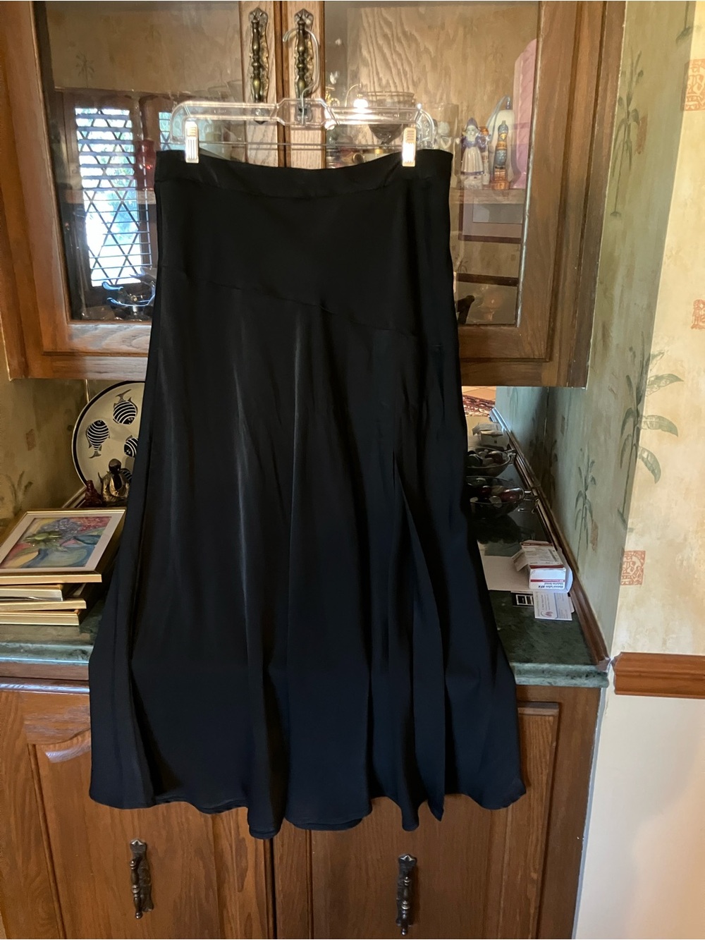 BANANA REPUBLIC NWT MIDI SKIRT BLACK SIZE 12